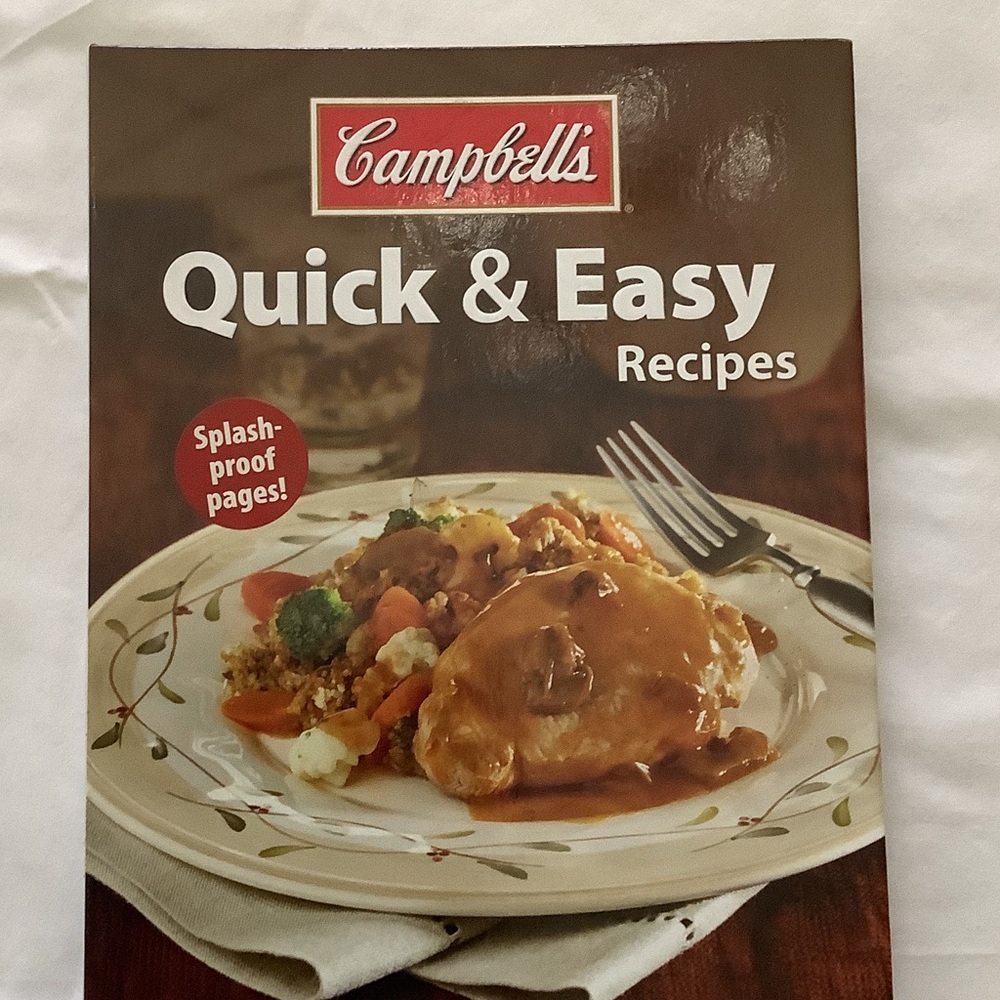 Quick & Easy Recipes Cookbook - Brown Cover